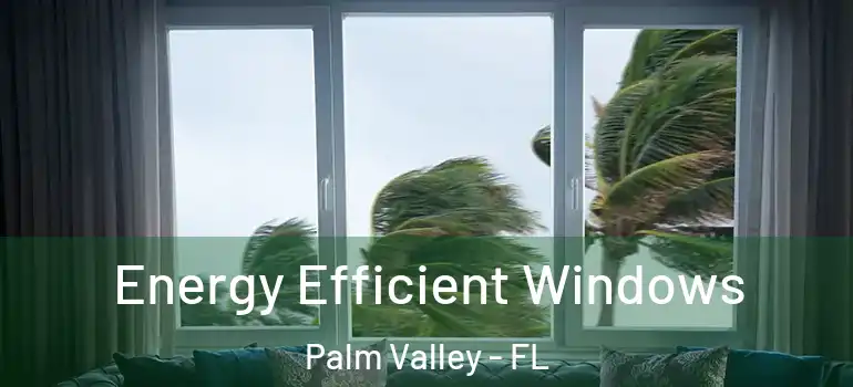  Energy Efficient Windows Palm Valley - FL